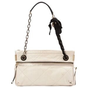 Lanvin Amalia Medium Quilted Shoulder Bag, Neutral Retail